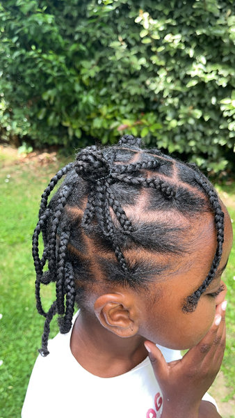 Tresses simple enfant 