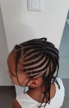 Tresses sur enfant