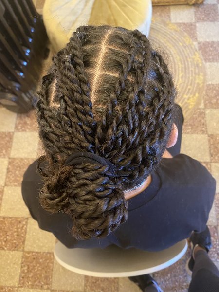 tresses vanille homme
