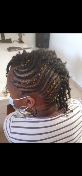 Updo et mohawk