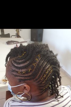 Updo et mohawk