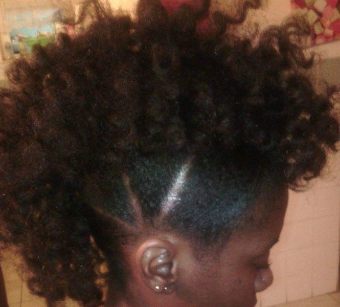 Updo et mohawk