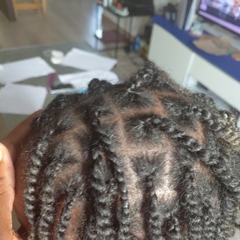 Vanilles sur cheveux crépus 