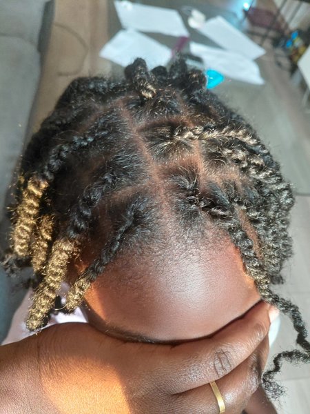 Vanilles sur cheveux crépus 