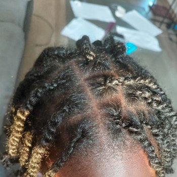 Vanilles sur cheveux crépus 