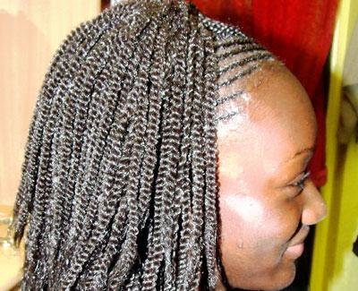 Vanilles + tresses collées