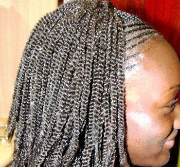 Vanilles + tresses collées