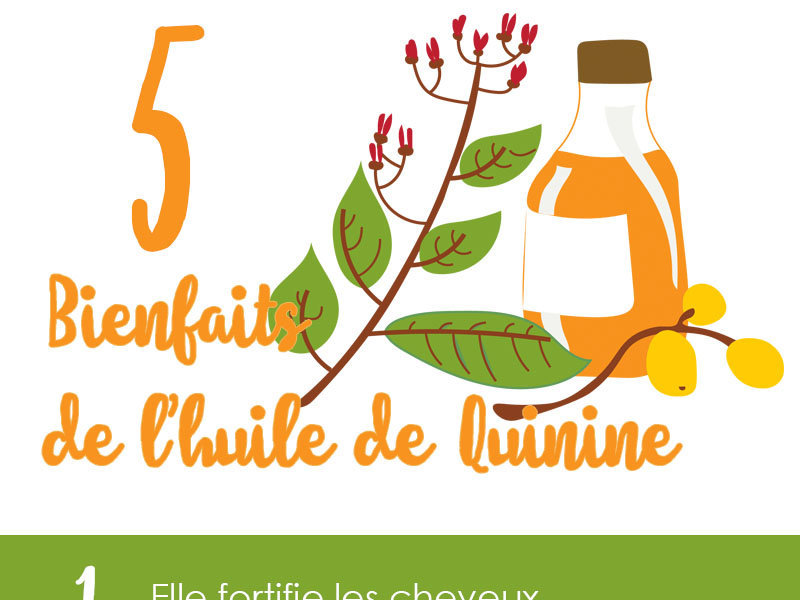 5 BIENFAITS DE L'HUILE DE QUININE 