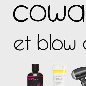 co wash blow dry