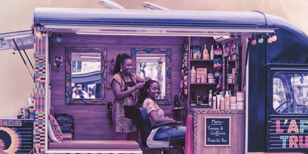 Salon de coiffure mobile : une tendance qui monte, et un créneau encore vide pour la coiffure afro
