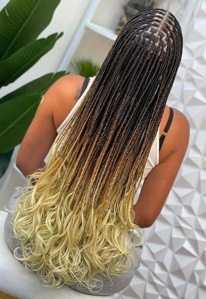 Goddess braids
