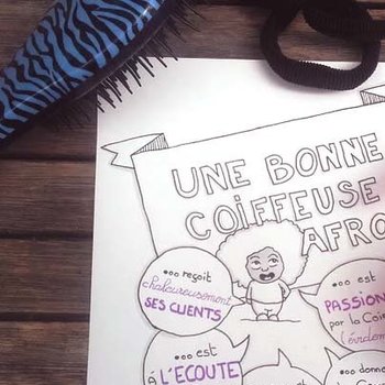une bonne coiffeuse afro