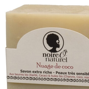 NoireôNaturel Savon "Nuage de Coco"