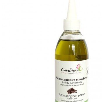 Potion Capillaire Stimulante au macérât huileux de café 250 ml Carolina B