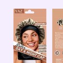 Bonnet de nuit en satin noir Yaz collections