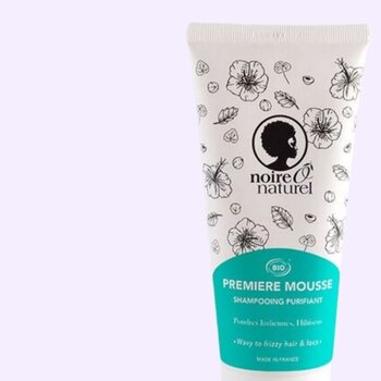 Shampooing PREMIÈRE MOUSSE purifiant poudres indiennes et hibiscus Noireônaturel