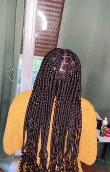 Comment je réalise des knotless braid