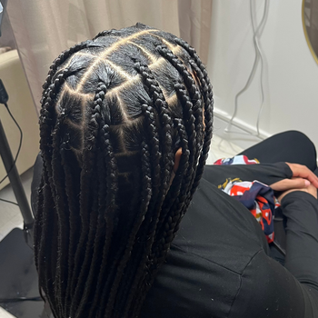 Je vous montre comment faire des knotless classiques